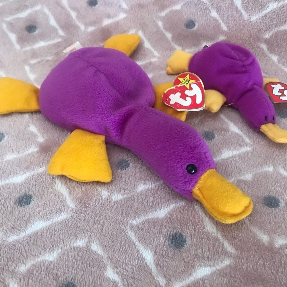 Rare 1993 Patti Beanie Baby Collector Set